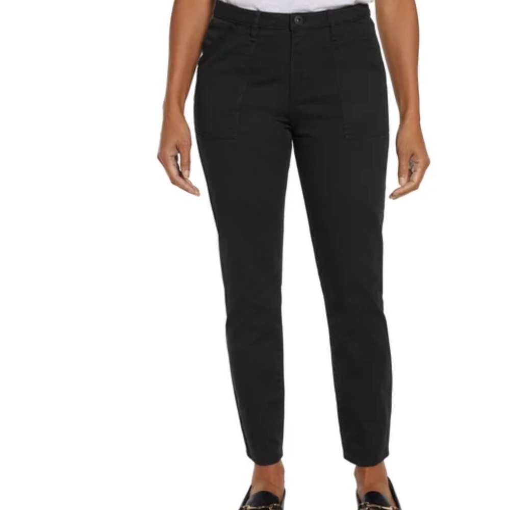 NWT Banana Republic Highrise Black Twill Pants